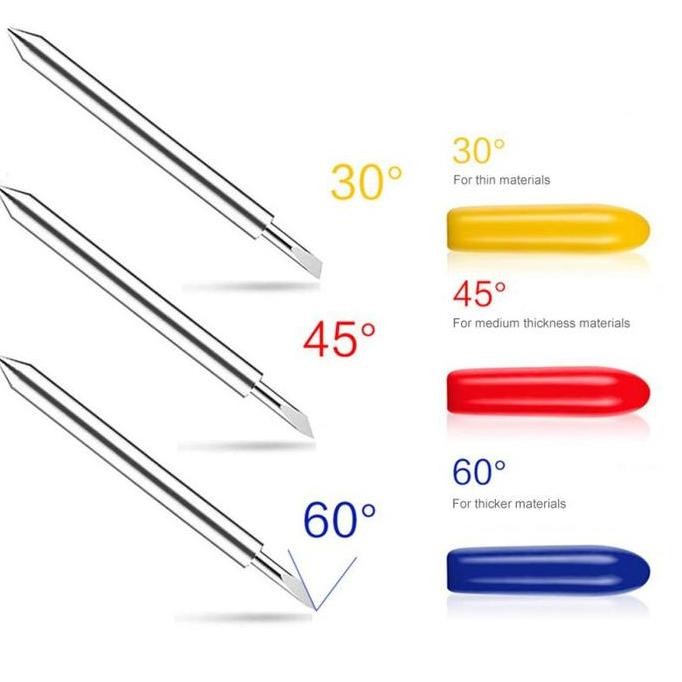 

30/45/60 Derajat Cutting Sticker Mata Pisau Roland 50Pcs Roland Blade