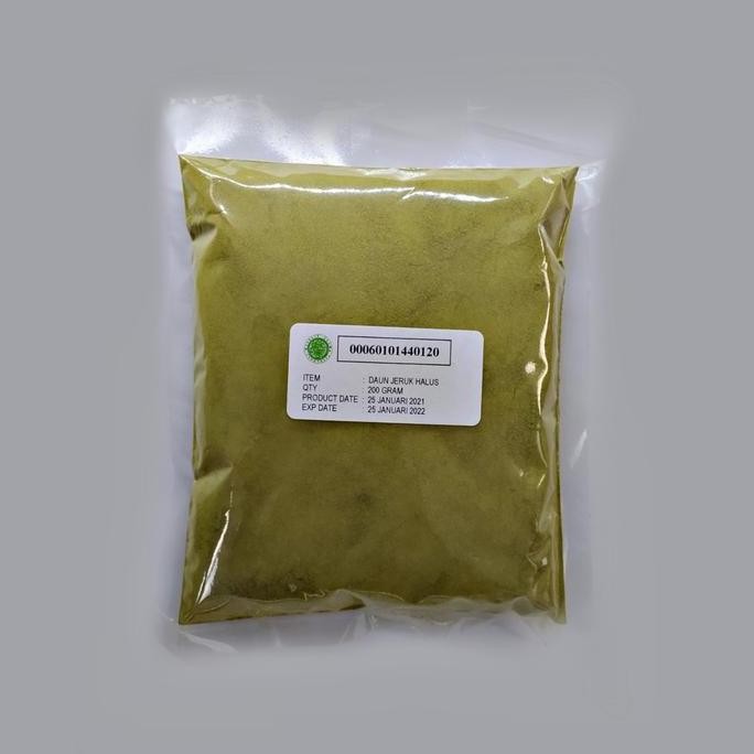 

Diskon! Daun Jeruk Bubuk 200Gr / Bubuk Daun Jeruk Purut Aromatik Masakan