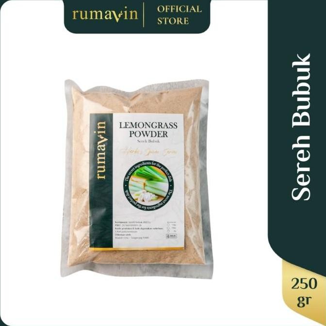 

Diskon! Rumavin Lemongrass Powder Sereh Bubuk Premium - Rempah Herbal Murni