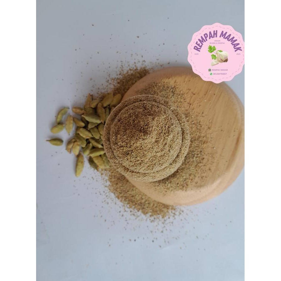 

Diskon! Kapulaga Hijau Bubuk 100 Gram - Green Cardamom Powder India Asli