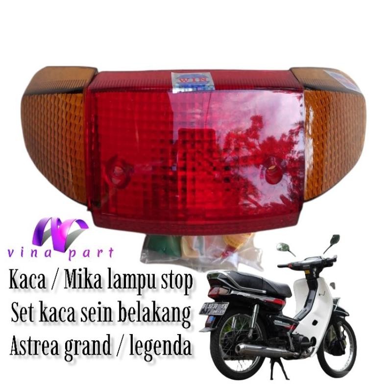 MIKA KACA LAMPU STOP BELAKANG HONDA ASTREA GRAND ATAU LEGENDA GN5