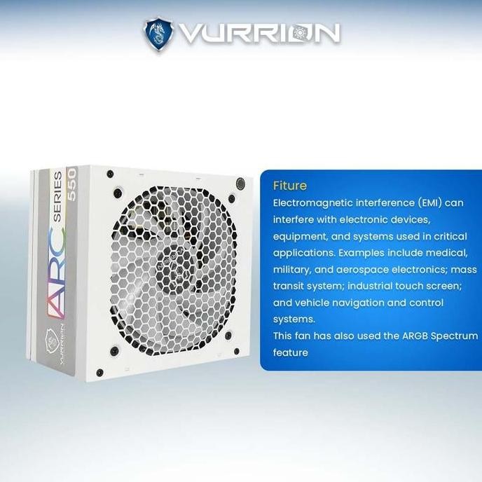 Psu Vurrion Power Supply Vurrion Arc Series Froze 550 80 Plus