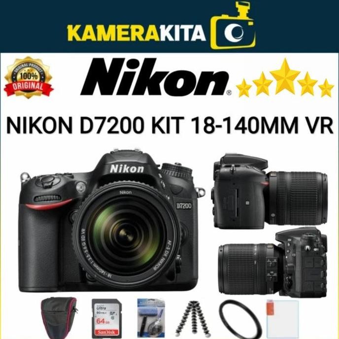 Nikon D7200 Kit 18-140Mm Vr / Kamera Nikon D7200 Kit 18-140Mm Vr