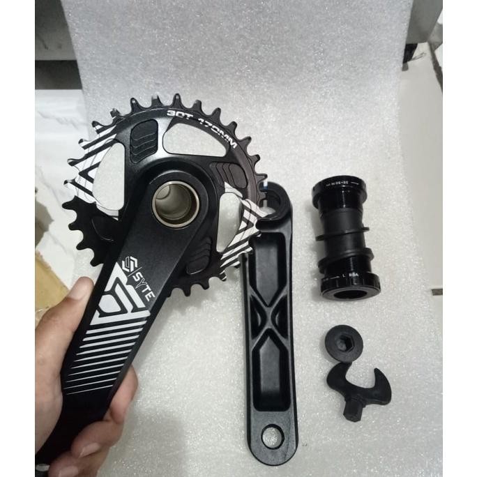 Crank Set Mtb Hollowtech2 Merk Syte Single Speed 30T