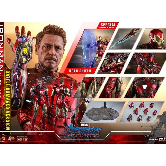 Hot Toys Iron Man Mark 85 Battle Damaged End Game Ironman MK85 Special