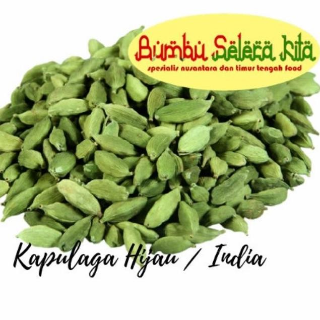 

Diskon! Kapulaga Hijau India Arab 100Gram / Green Cardamom Premium