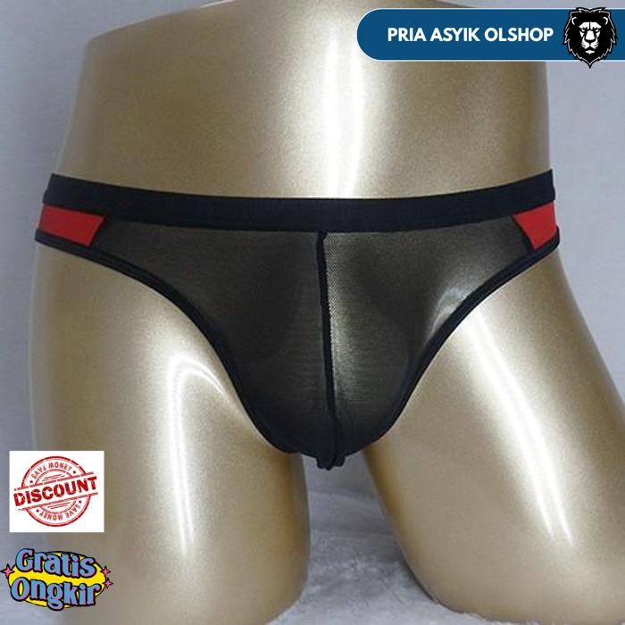 CELANA PRIA G STRING CELANA DALAM PRIA TRANSPARAN SEGITIGA Y037 BY PRIA ASYIK OLSHOP