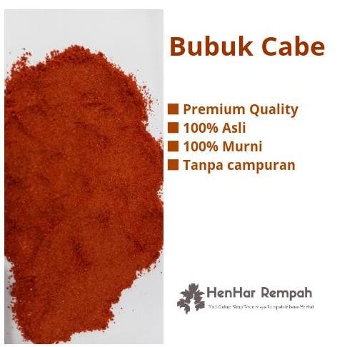 

Diskon! Cabe Bubuk Super Pedas 1Kg | Chilli Powder Rempah Masakan