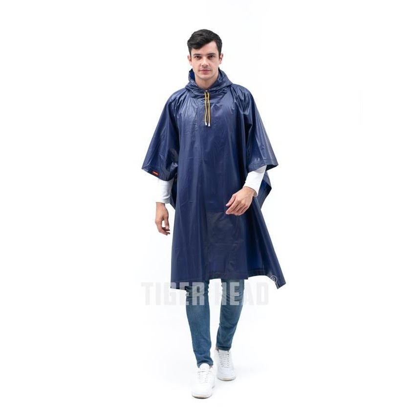 ORI - JAS HUJAN PONCO BIG SIZE TIGER HEAD 68205 PRIA WANITA DEWASA WATERPROOF