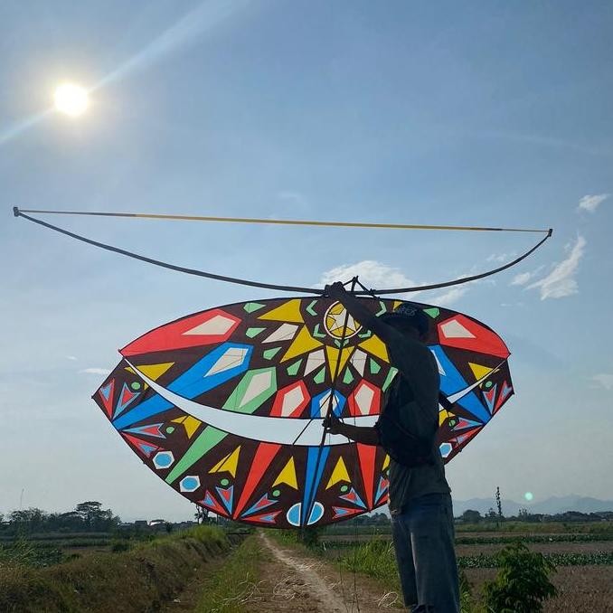 

(Allthebest) Pegon Ceper Motif Meteor Jatuh Penuh Rembulan ukuan 2.5m Dewasa Asli