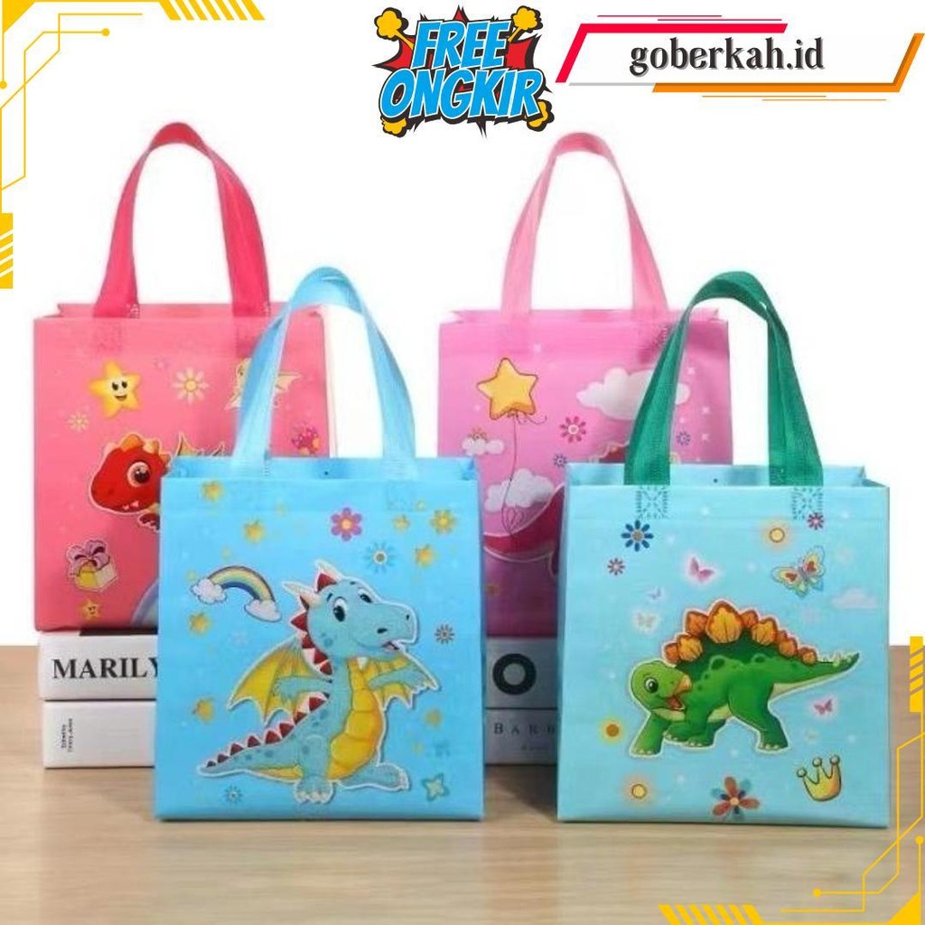 

[ 12Pcs ] Tas Souvenir Ulang Tahun / Goodie Bag Ultah / Tas Hampers S Gratis Ongkir