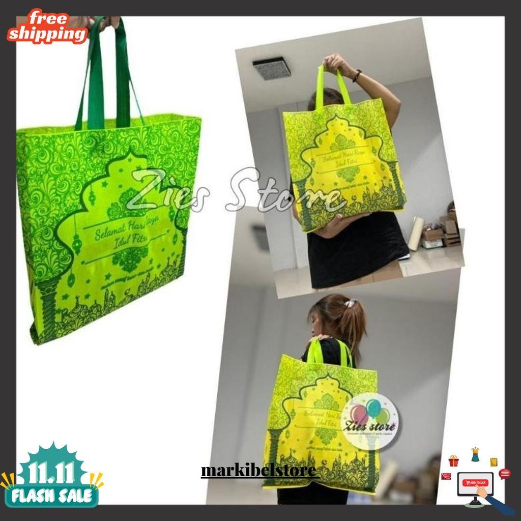 

(Isi 12) Tas Souvenir Goodie Bag Kantong Idul Fitri Lebaran Ramadhan M Gratis Ongkir