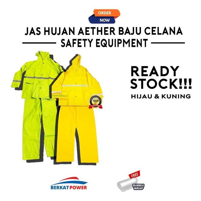 ORI - SETELAN JAS HUJAN AETHER AE-887 AE-888 - JAKET & CELANA WATERPROOF