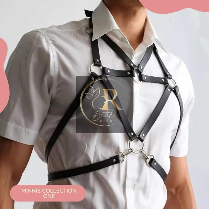 BODY BELT HARNESS HARAJUKU KALUNG HALLOWEEN GOTHIC METAL PUNK JAPANESE STYLE KOREAN K-POP  KPOP BODY