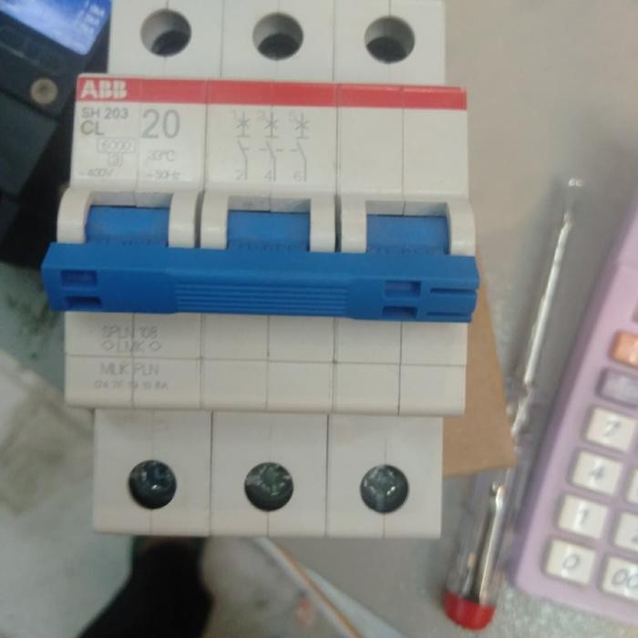 Mcb Pln 3 Phase 20A ABB