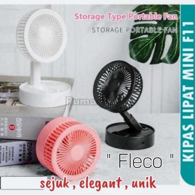 NEW KIPAS LIPAT MINI FLECO F | KIPAS ANGIN PORTABLE