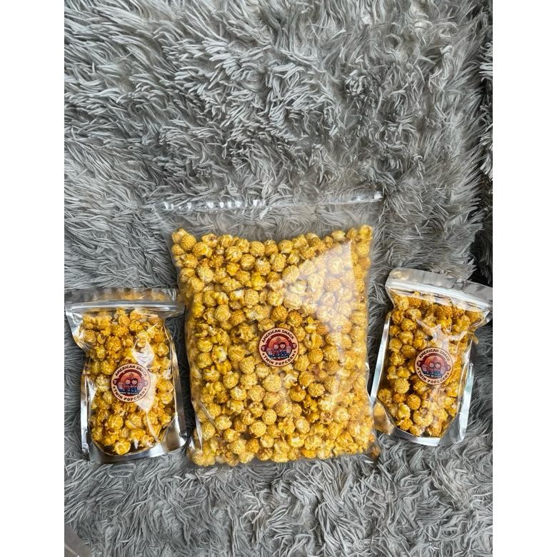 

POPCORN CARAMEL JUMBO MUSHROOM - Twin popcorn - Neto 500gr Termurah Crispy- Makanan Ringan - Camilan Food - Manis Jagung aSt