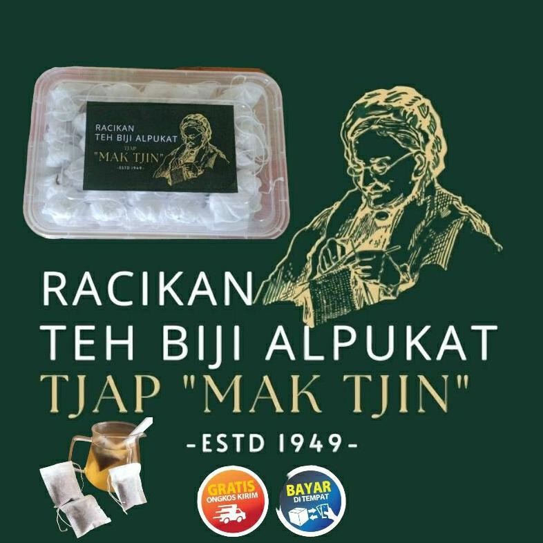 

Racikan Teh Biji Alpukat Herbal Tjap Mak Tjin Herbal Alami Isi 30 aSt