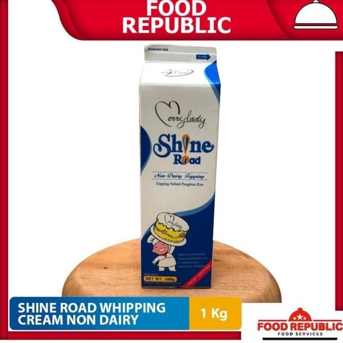 

SHINE ROAD NON DAIRY WHIPPING CREAM 1 LTR - TOPPING NABATI HALAL aSt