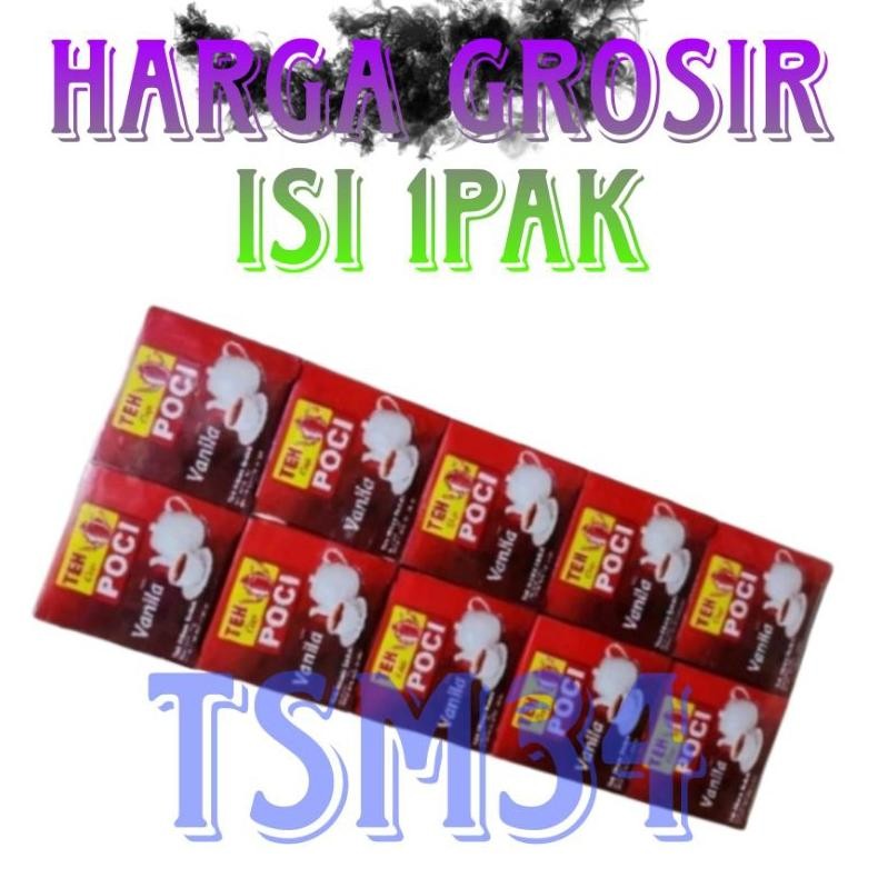 

harga grosir teh poci vanila 50g isi 10kotak teh bubuk rasa vanila harga 1pak aSt