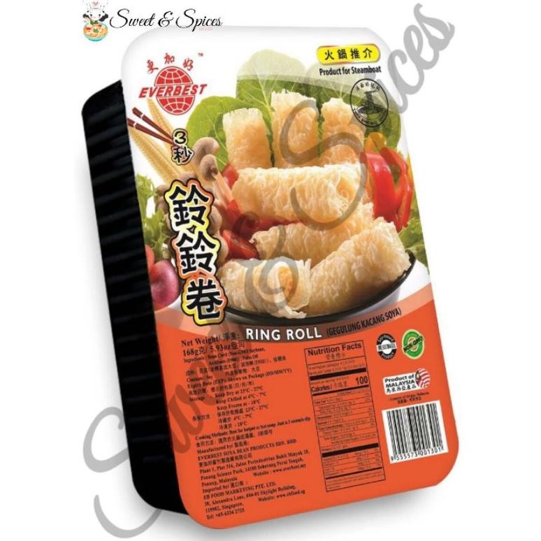 

Everbest Ring Roll Steamboat Haidilao Kembang Tahu Gulung Kacang Soya aSt