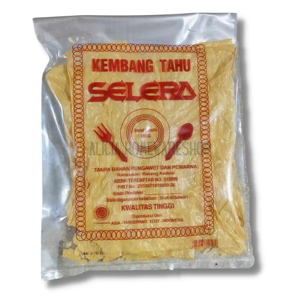 

Kembang Tahu Kering Selera kemasan 100 gr aSt