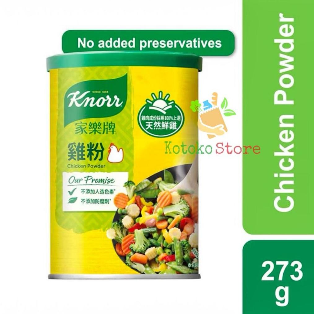 

Knorr Chicken Powder / Knorr Hongkong With Msg / Knorr Kaleng Kuning 310gr aSt