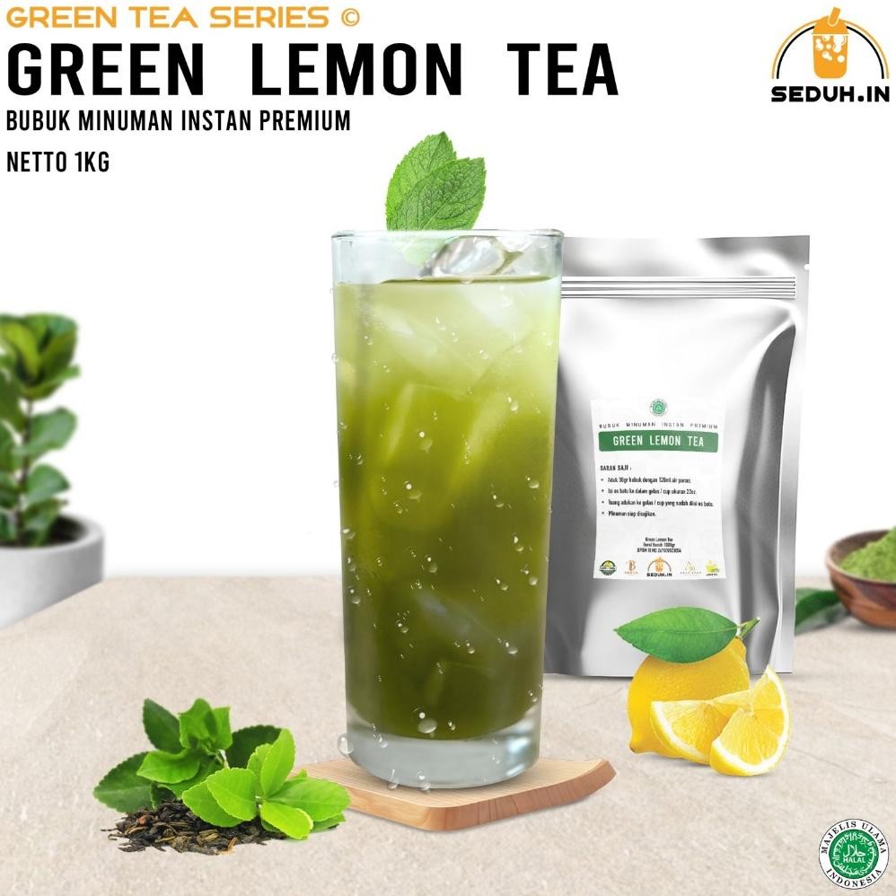 

Green Lemon Tea-Teh Hijau 1KG / Bubuk Minuman aSt