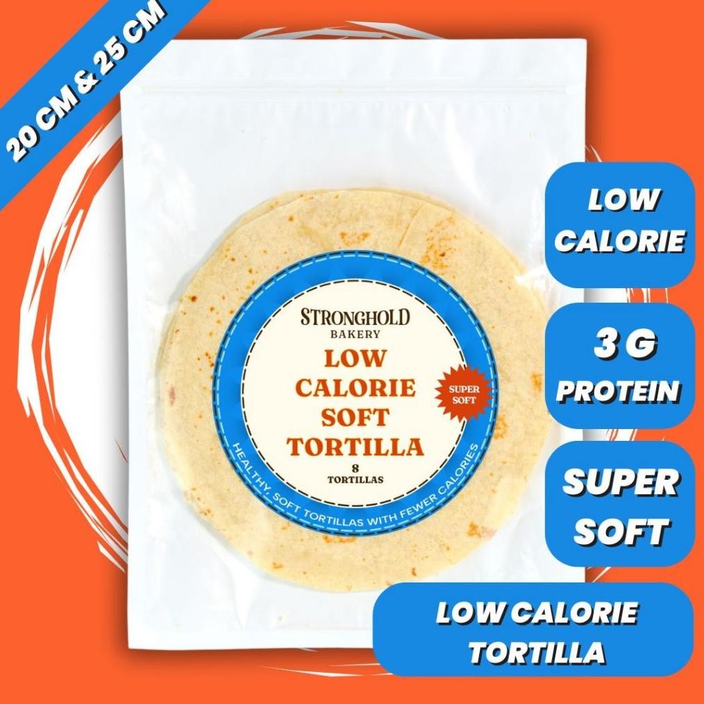 

Low Calorie Tortilla Kulit Kebab / Salad Wrap 20 cm Stronghold Bakery aSt