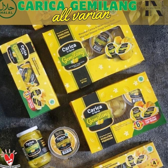 

Carica Merk Gemilang Segar Kemasan Buah Minuman Pepaya Rasa Yang Lezat Berkhasiat Khas Dieng aSt