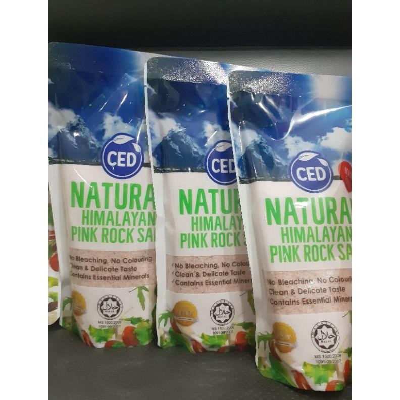 

himalayan pink salt. garam himalaya 500 gram aSt