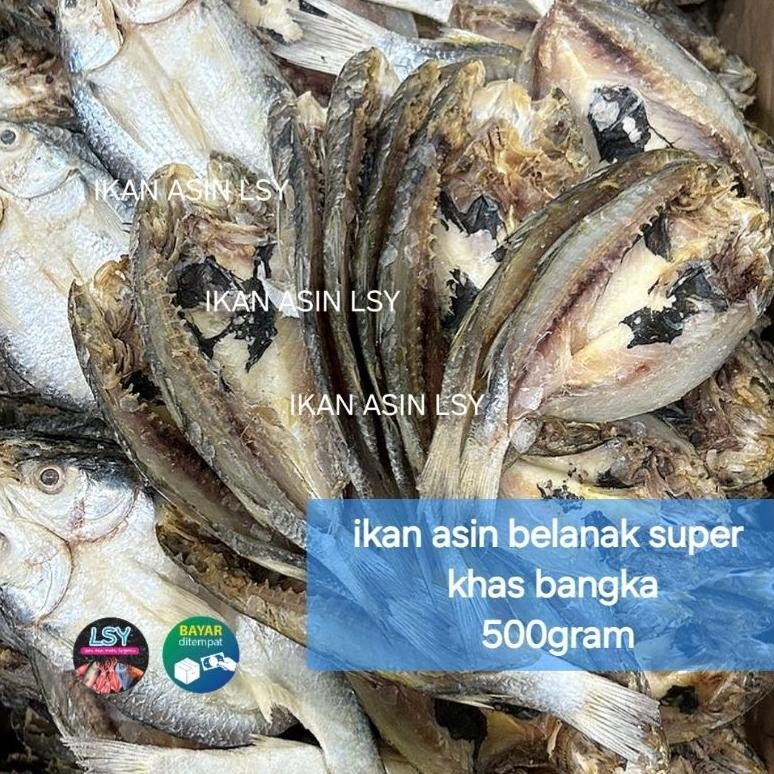 

ikan asin belanak belah khas bangka 500gram aSt