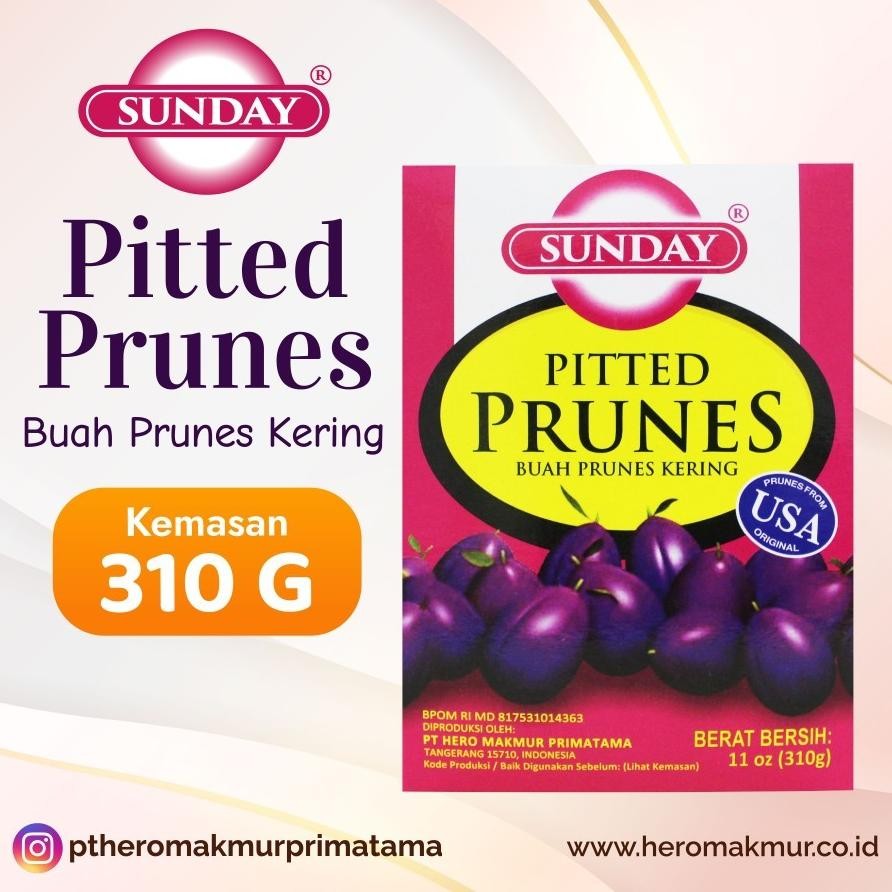 

Sunday Pitted Prunes 310gr aSt
