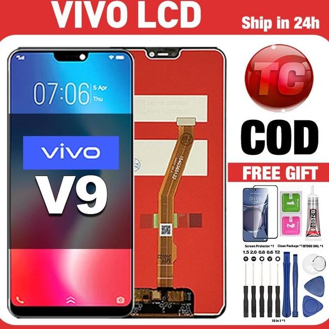 TERLARIS - Original LCD VIVO V9 fullset ori asli Layar hp touchscreen Sentuh Versi Tinggi COD