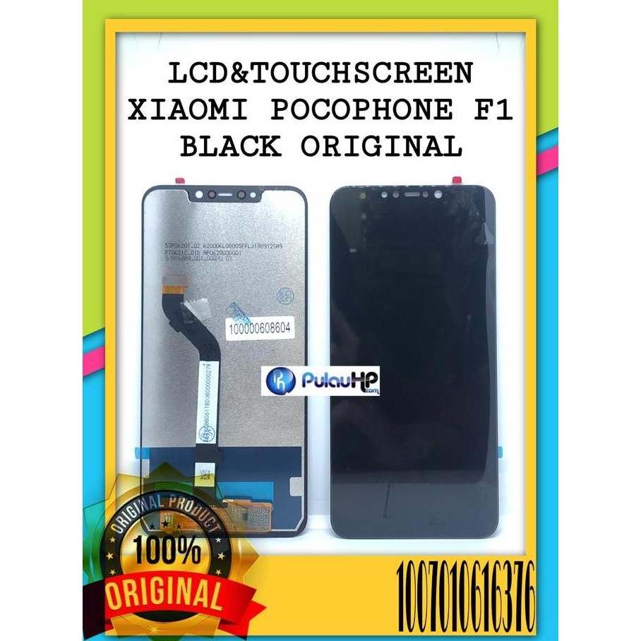 NEW LCD TOUCHSCREEN XIAOMI POCOPHONE F1 BLACK ORI