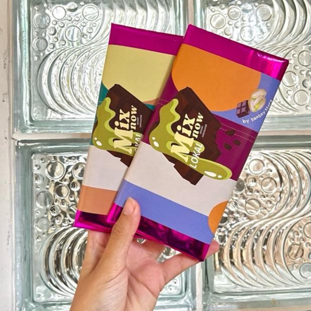 

COKLAT MIX Dessert Chocolatier Kunafe Pistachio LOKAL VIRAL aSt