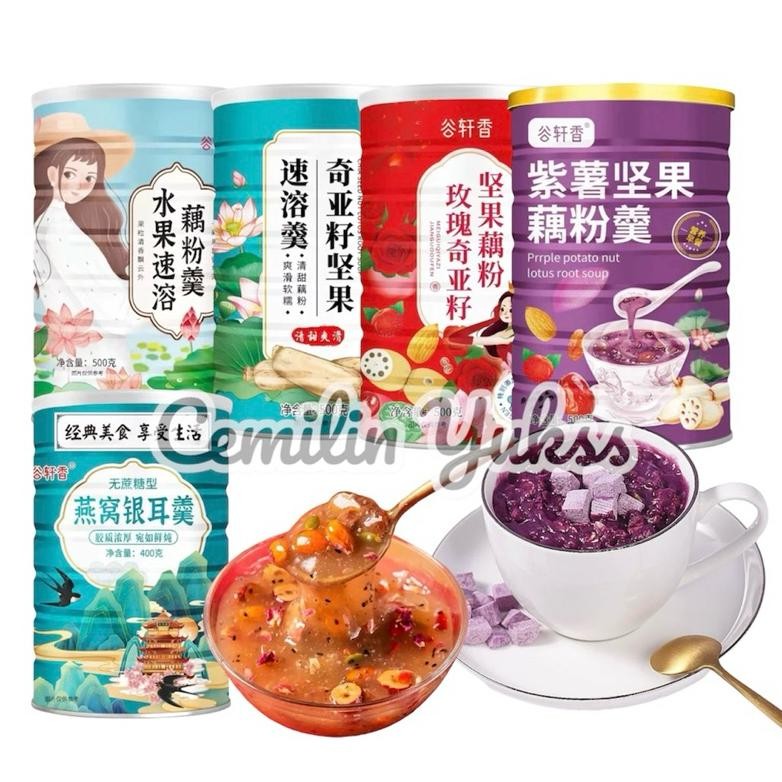 

Oufen Lotus Root Powder 500g [Halal] Bubuk Akar Teratai Chia Seed Nut Lotus Root Oufen aSt