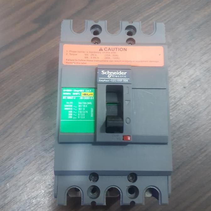Mccb Ezc100F 50A 3P Schneider Baru