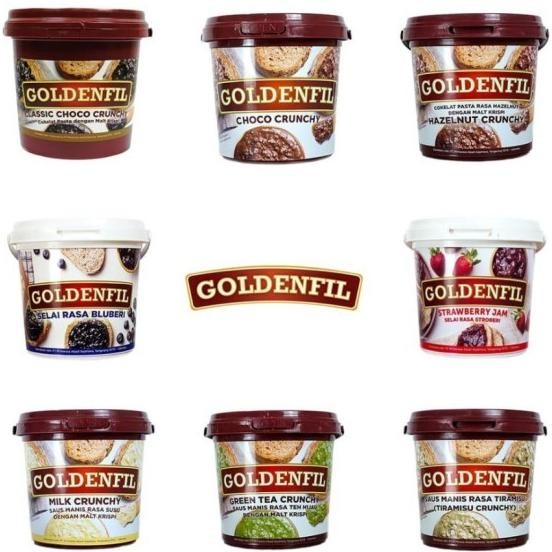 

Goldenfil Crunchy 1kg All Variant Topping Roti aSt