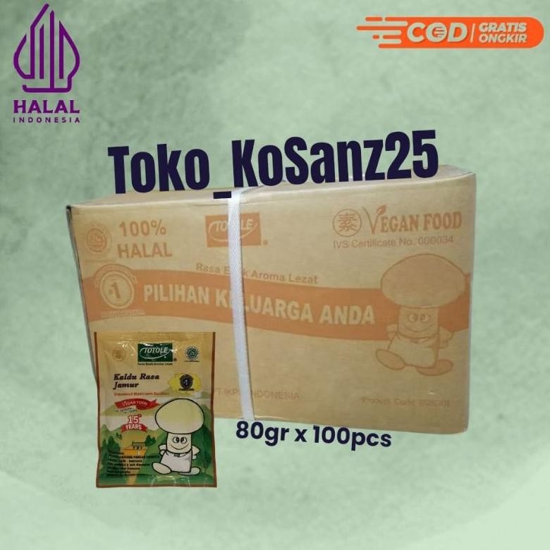 

Totole Kaldu Jamur 80gram / 80gr 1 Dus Isi 100 Pcs aSt