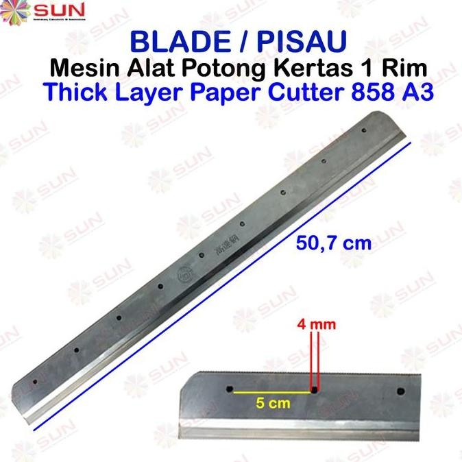 BLADE PISAU Thick Layer Paper Cutter Pemotong Kertas 1rim 858 / 868