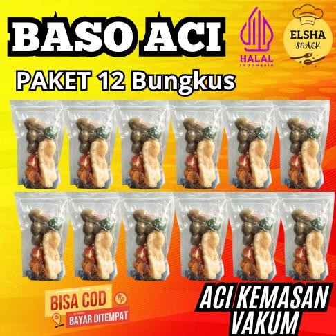 

Baso Aci Paket Murah Isi (12 Bungkus) Baso Aci Kemasan Vakum Tahan Lama aSt