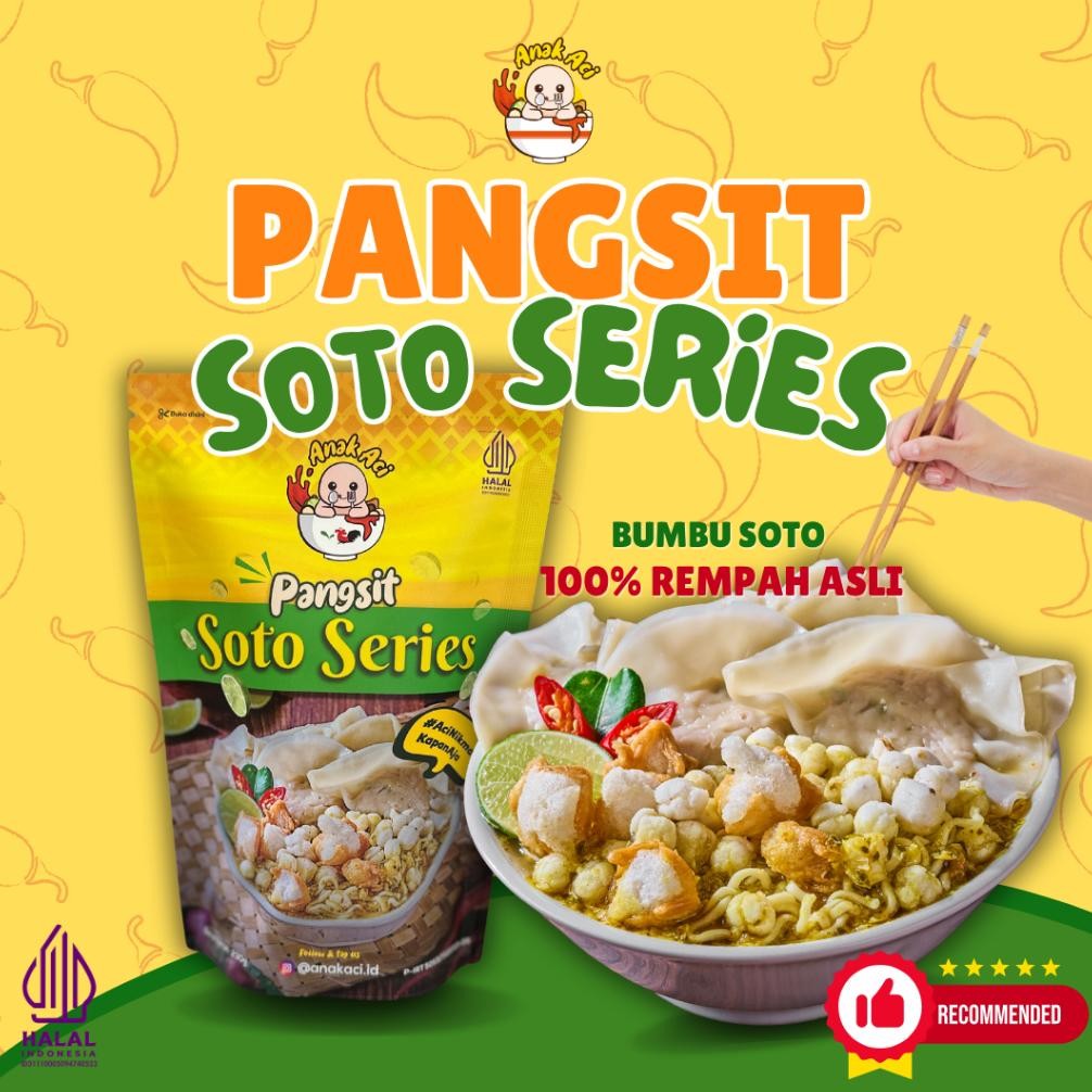 

Pangsit Kuah Soto Series - Instant Frozen Pack - Anak Aci aSt