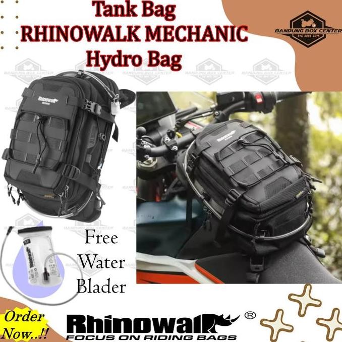 BEBAS ONGKIR - Tank Bag Rhinowalk Mechanic TankBag Hydrobag Rhinowalk Tas Tanki Motor Rhinowalk Wate