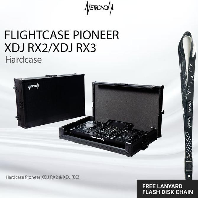 FLIGHCASE BAG PIONEER XDJ-RX / XDJ-RX2 / XDJ-RX3 HARDCASE ORIGINAL DAN TERPERCAYA