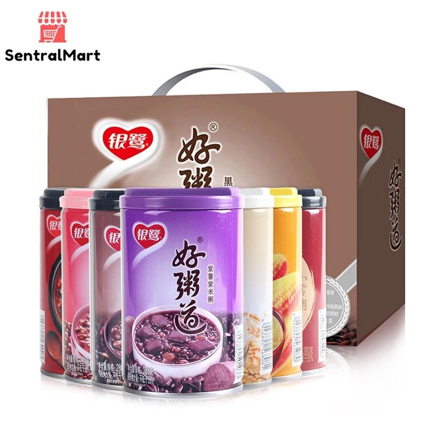 

Yinlu Puding Beras Bubur Instan Bergizi Dari Biji-bijian Utuh Multi Rasa 280g aSt