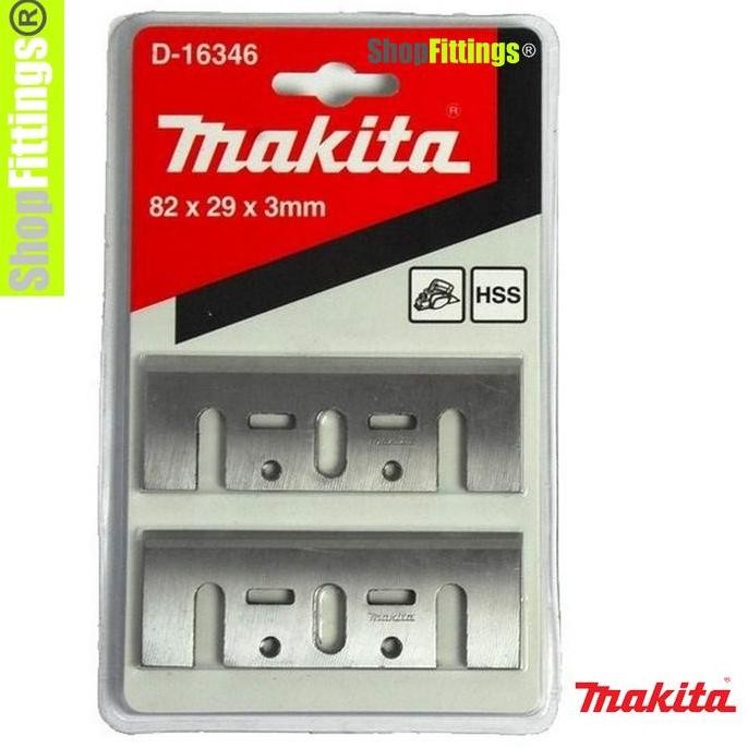 KHUSUS GOSEND Mata Pisau Serut Makita D16346 Original Planer Blade 82mm Maktec PROMO