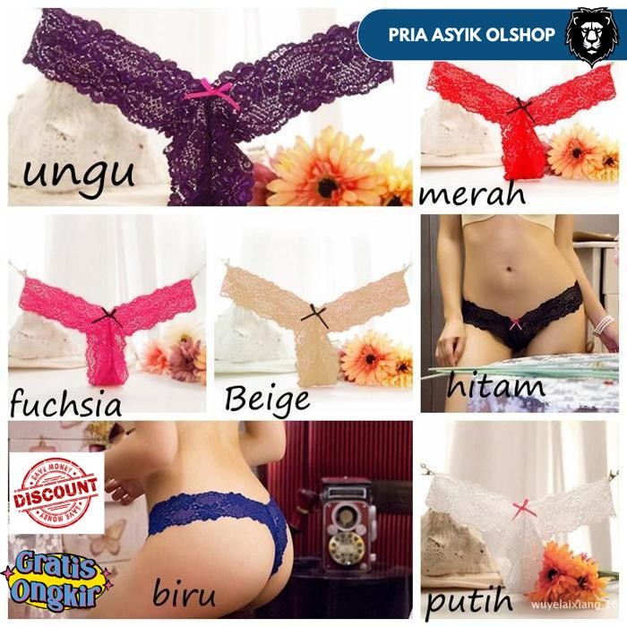 G STRING SEXY HOT LOW WAIST MINI V -THONGS CELANA DALAM WANITA TRANSPARAN CD C015 BY PRIA ASYIK OLSH