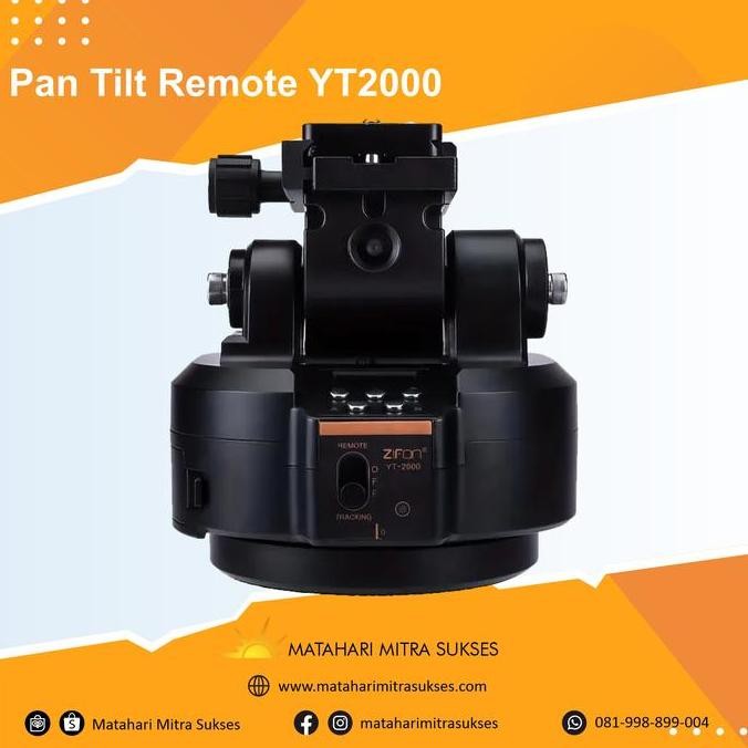 NEW ZIFON YT-2000 Remote Pan Tilt Head Motorized Auto Tracking Camera