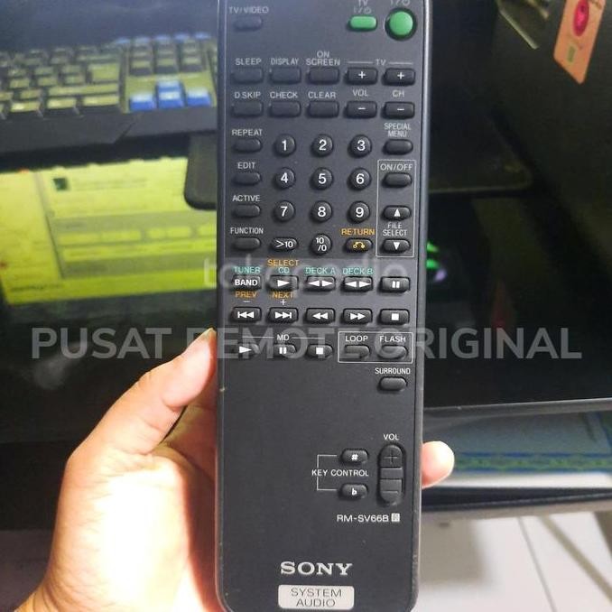 TERMURAH - REMOTE REMOT AUDIO SYSTEM SONY RM-SV66B ASLI